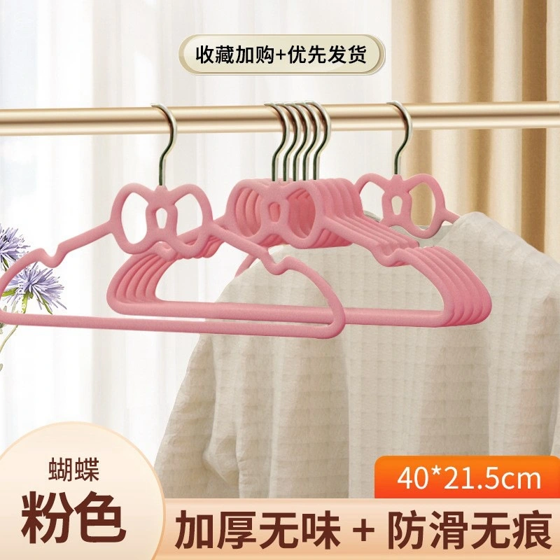 10 pcs Clothes Hangers Dress Hangers Bow Hangers Decorative Hangers for Closet