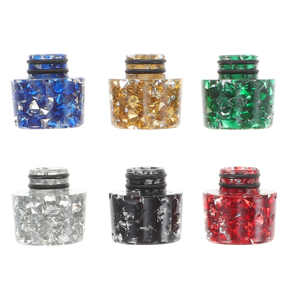 6pcs Drip Tip Resin Coffee Machine Drip Tip Ice Maker Quick Fitting Connector