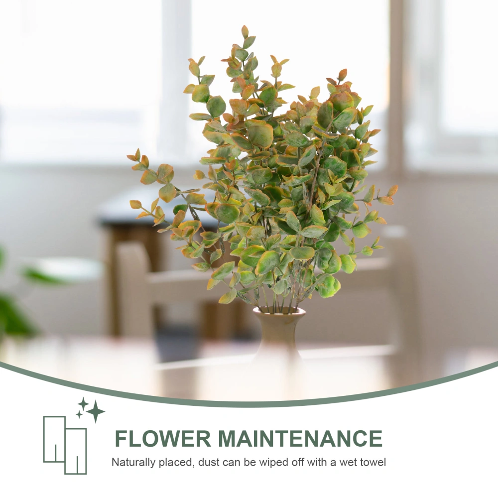 2 Pcs Artificial Flowers Artificial Plants Silk Greenery for Home Decoration
