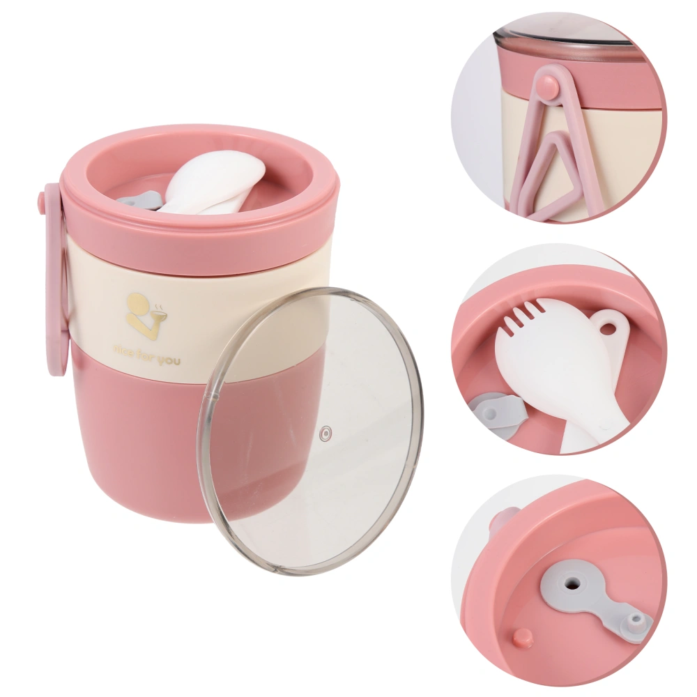 1 Set of Insulated Cup Insulation Breakfast Cup Portable Porridge Cup Overnight Oatmeal Cup