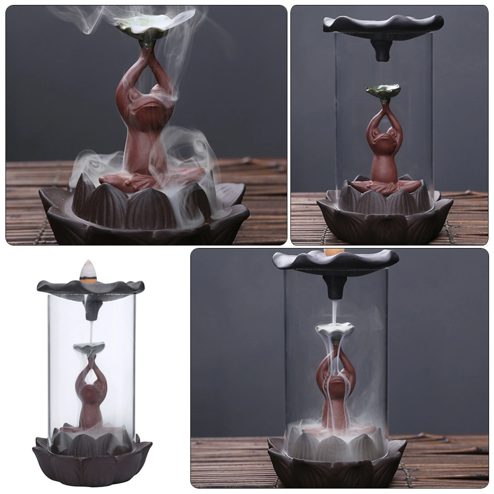 Incense Holder Backflow Incense Cone Burner Ceramic Ornament Decoration