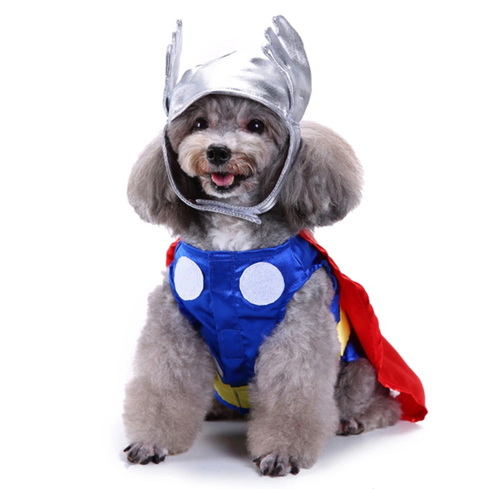 1 Set of Pet Cosplay Costume Halloween Party Funny Decorative Clothes(XL)