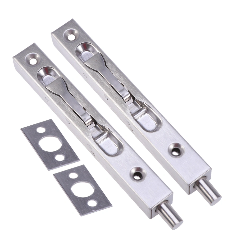 2Pcs Concealed Spring Stainless Steel Latch Security Door Fire Door Security Door Latch Bolt Accessories Tools