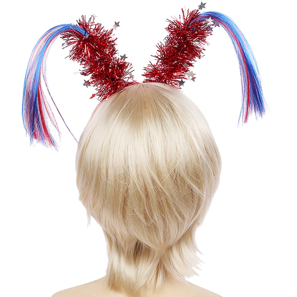 1Pc Ponytail Design Hair Funny Hair Accessory Festive Party Supply (Red)