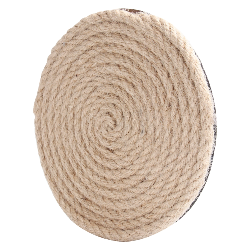 Creative Hemp Rope Wall Hanging Round Disc Wall Art Decoration Handwork Crafts for Home Office (Diameter 15cm)