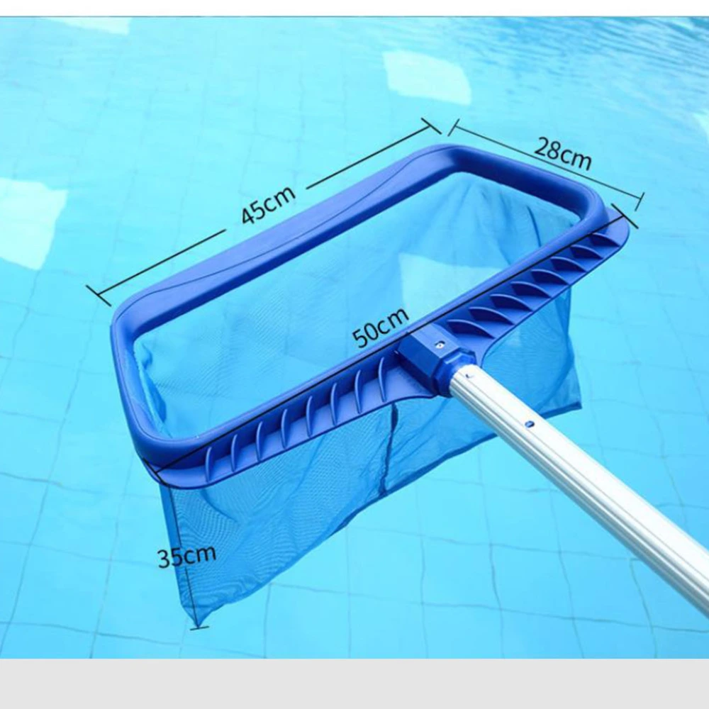 Cleaning Net Thickened Encrypted Leaf Mesh Nets Shallow Water Net Pool Cleaning Accessory Cleaning Supply for Swimming Pool Pond (Blue)