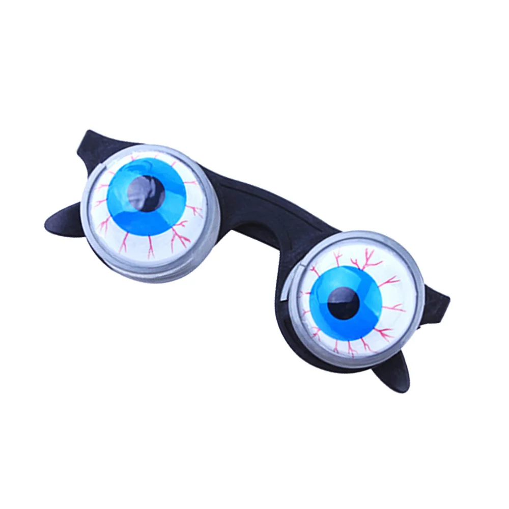 12pcs Funny Disguise Glasses Goo Goo Eye Glasses Spring Eyeball Glasses for Halloween Costume Party