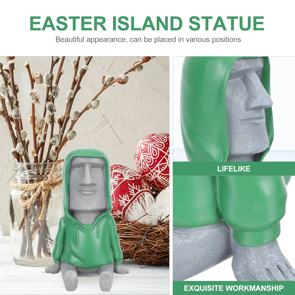 Easter Island Statues Decorations Creative Statues Decor Easter Island Figurines