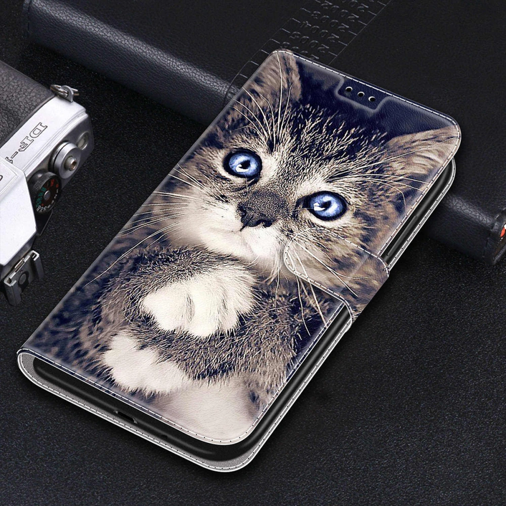PU Leather Phone Case Kickstand Style Phone Cover Compatible with Galaxy A10