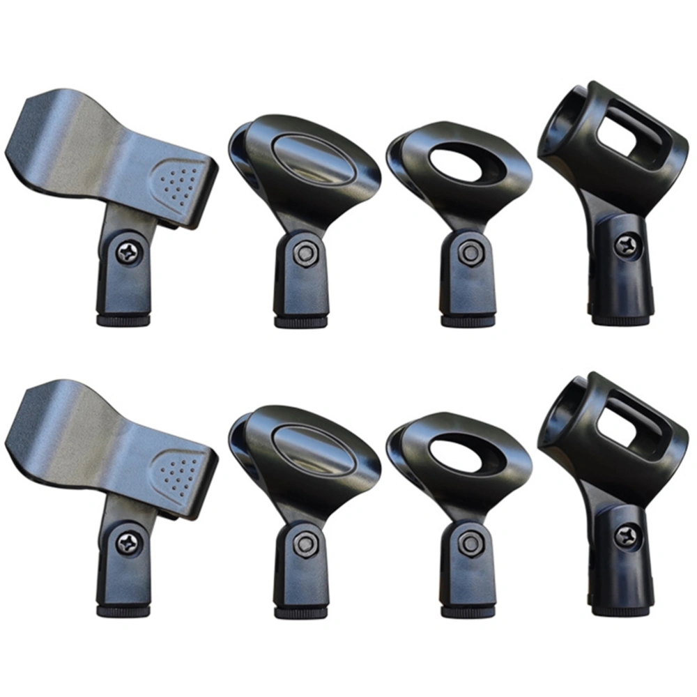 8pcs Microphone Clip Mic Holder Clip Universal Microphone Clip Holder Mic Clamp