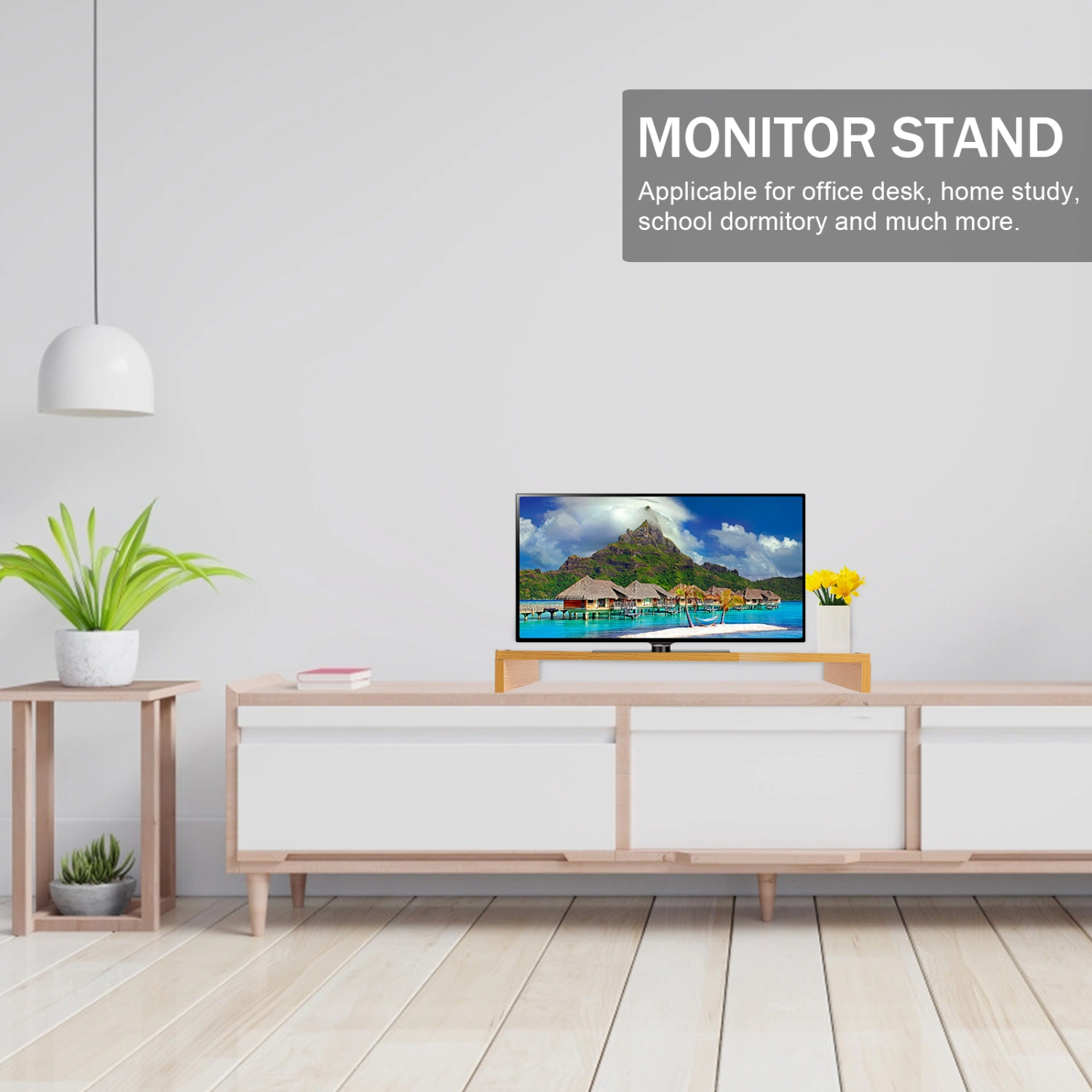 Computer Monitor Stand Multi-functional Desk Organizer Computer Rising Rack