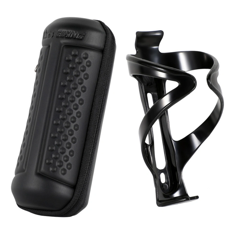 2pcs Bike Water Bottle Bag Repair Tool Case Bottle Cage Fixed Water Bottle Rack