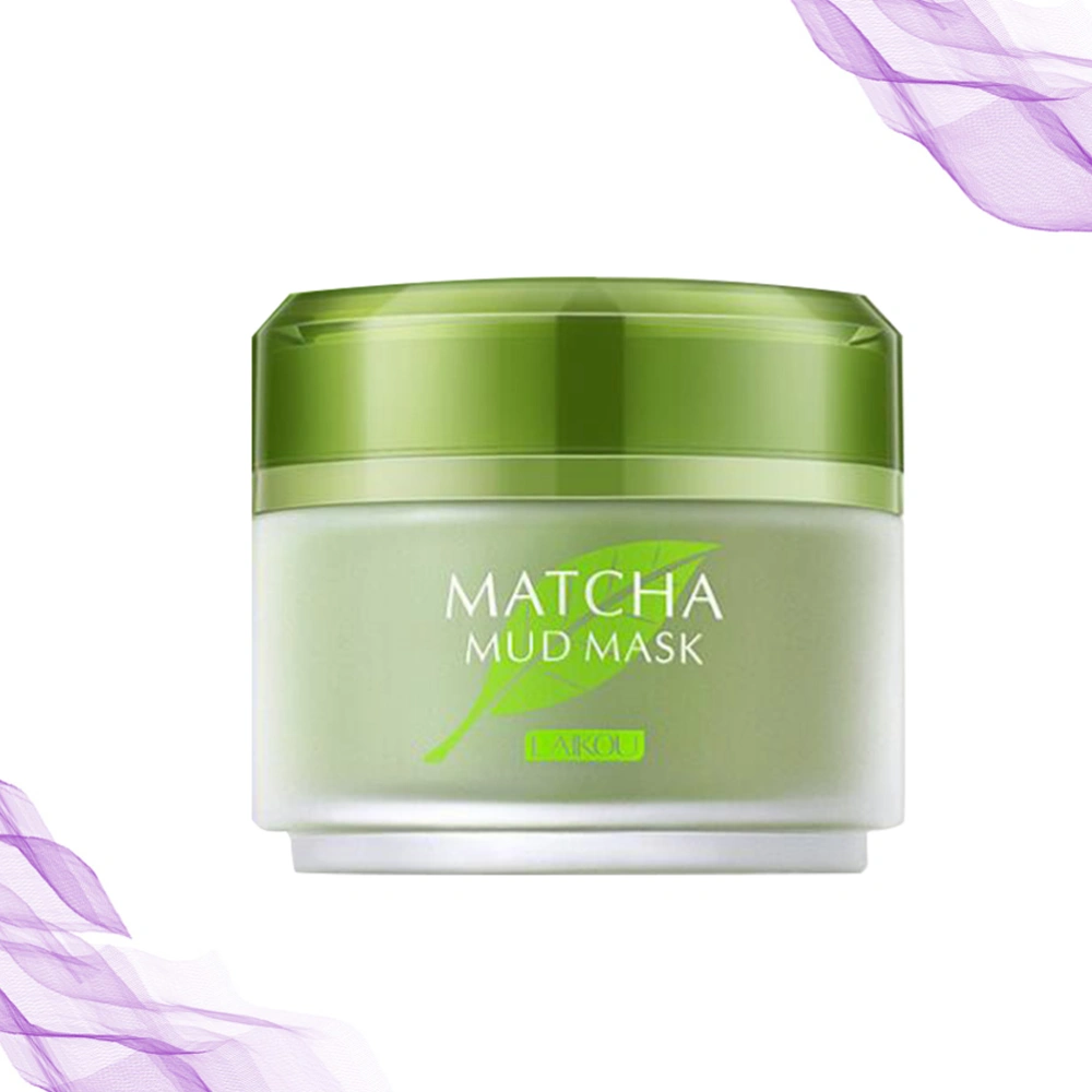 Longjing Tea Facial Mud Mask Nourishing Moisturizing Face Mask for All Skin Face Types (Green)