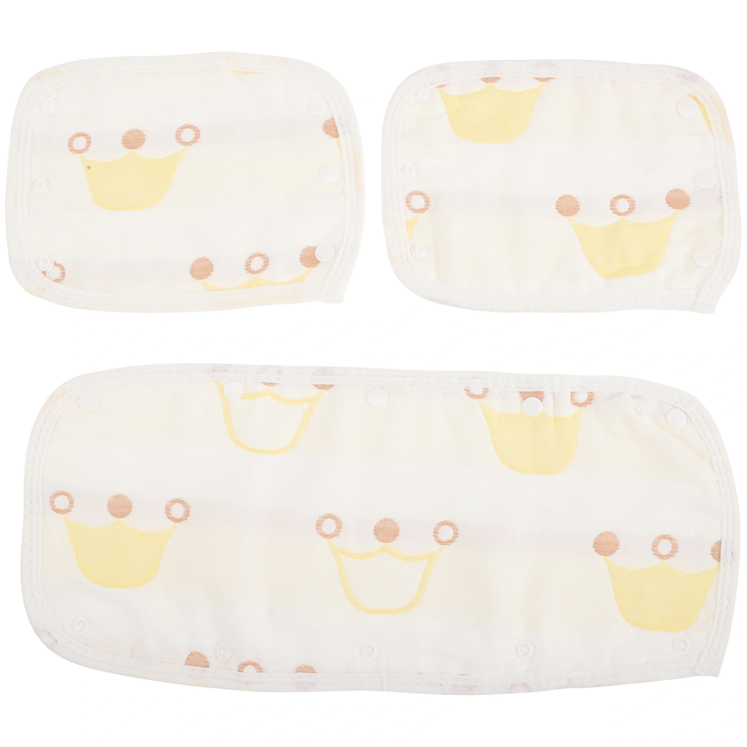 1 Set Stroller Handle Cover Baby Stroller Strap Covers Kit Snap Buckle Baby Car Essentials