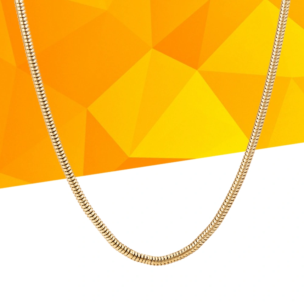 Men's Fashion Classic Luxury Golden Necklace Curb Chain Thick Link (XL0017-J-M)