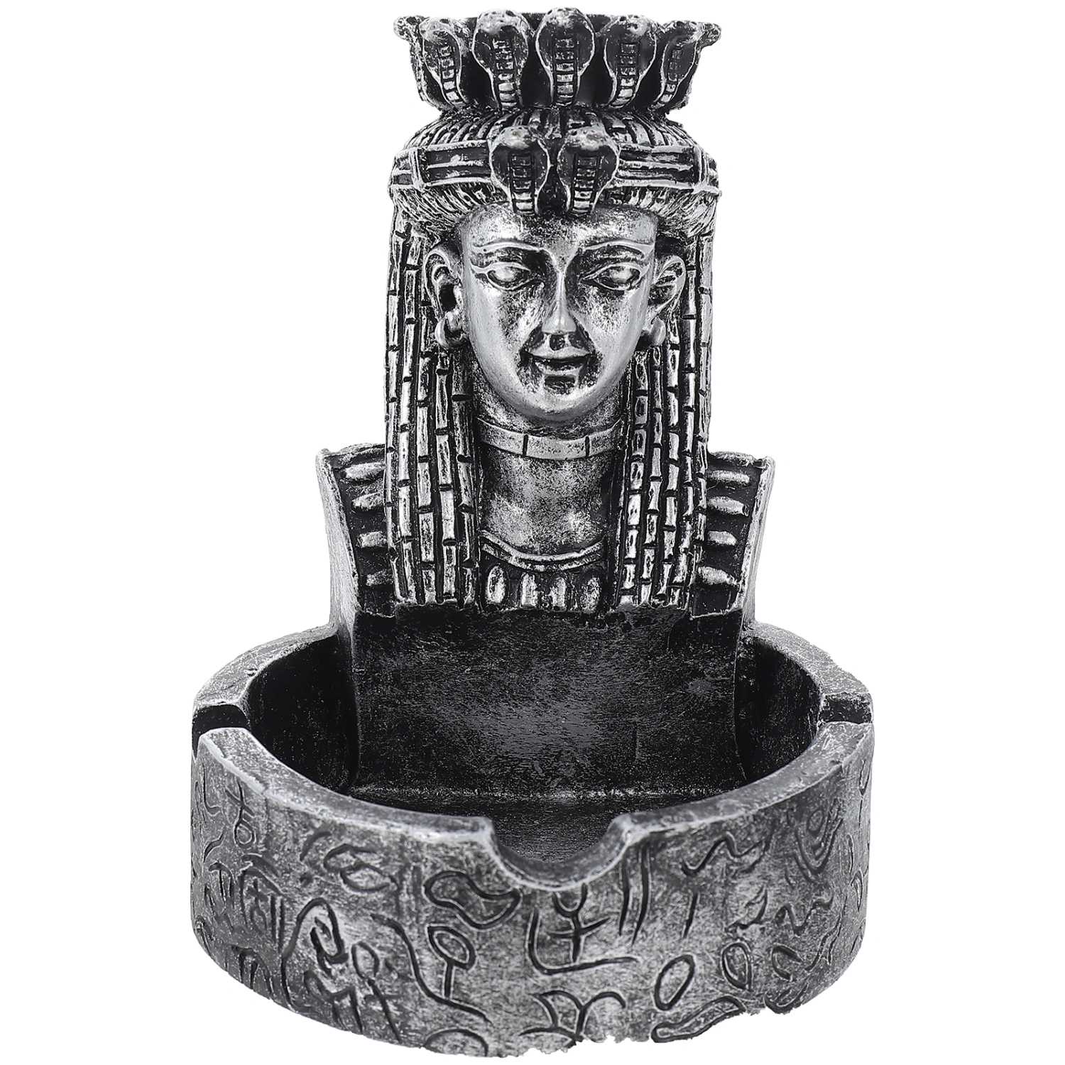 Resin Craft Ashtray Decorative Egyptian Pharaoh Modeling Ashtray Container