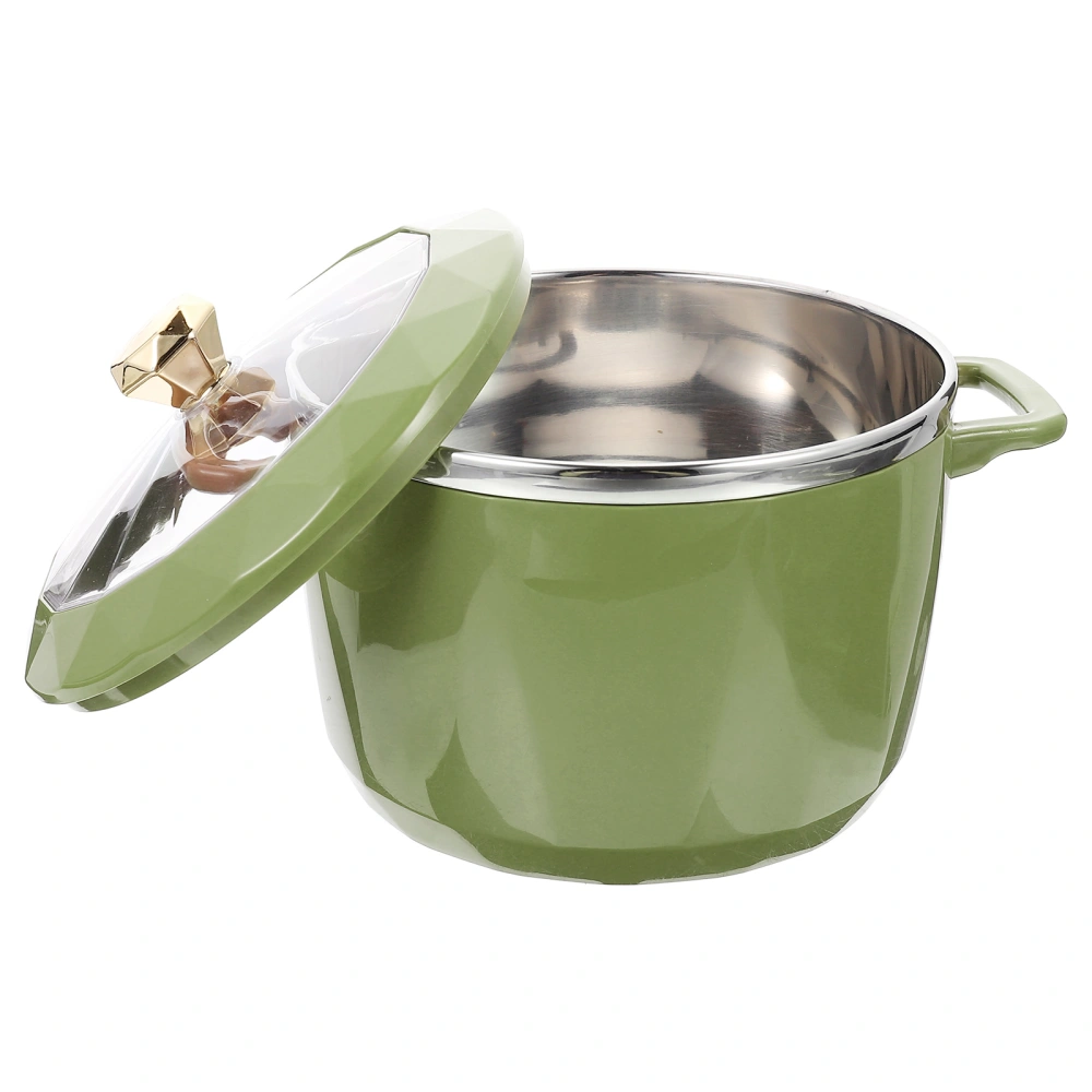 Noodle Bowl with Lid Anti-scald Food Bowl Bento Box Handle Bowl with Lid