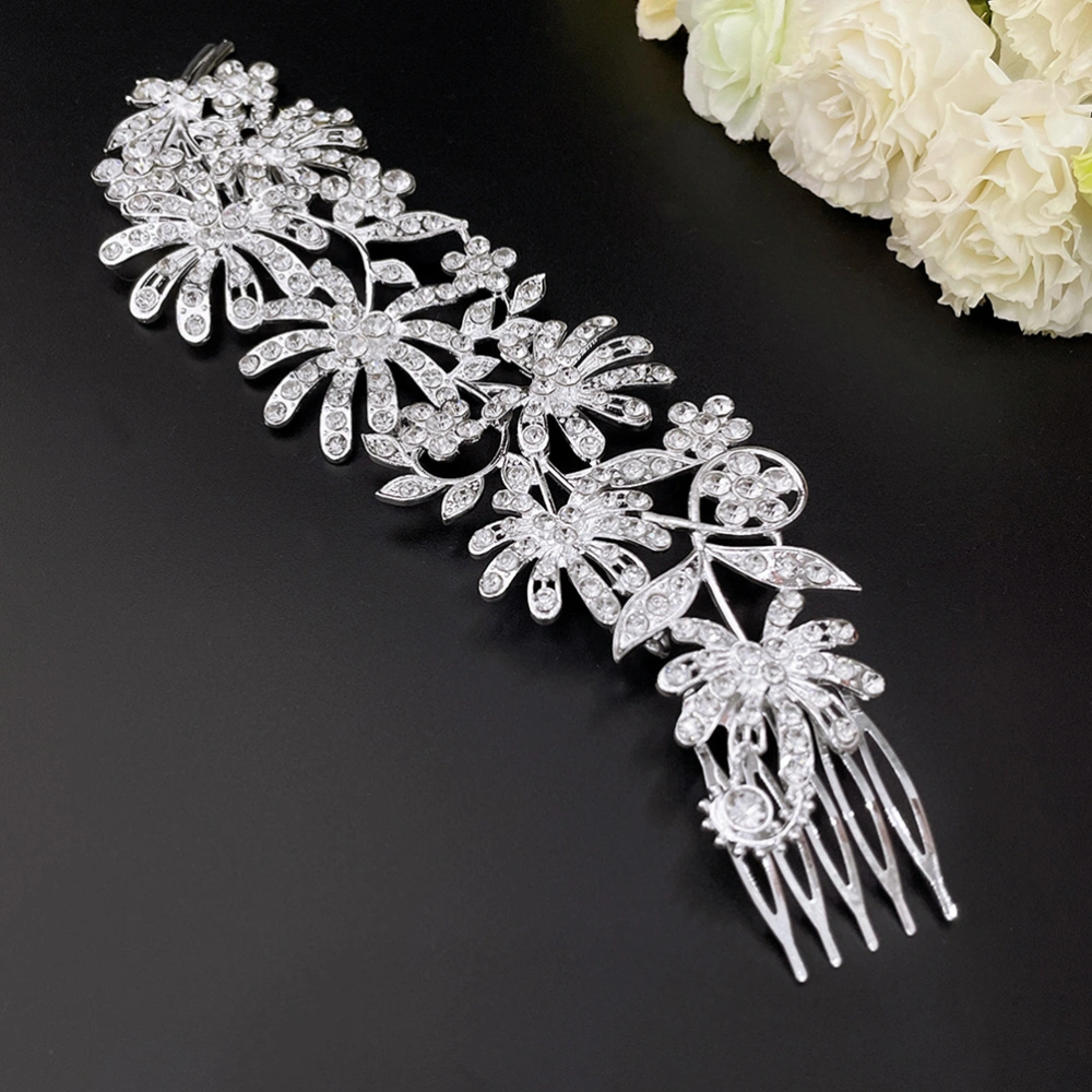 Rhinestones Hair Comb Wedding Crystal Hair Comb for Bride Bridesmaid Flower Girl