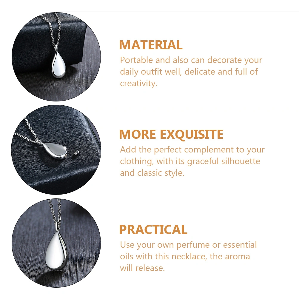 Perfume Necklace Aromatherapy Necklace Urn Necklace for Ashes Women Jewelry