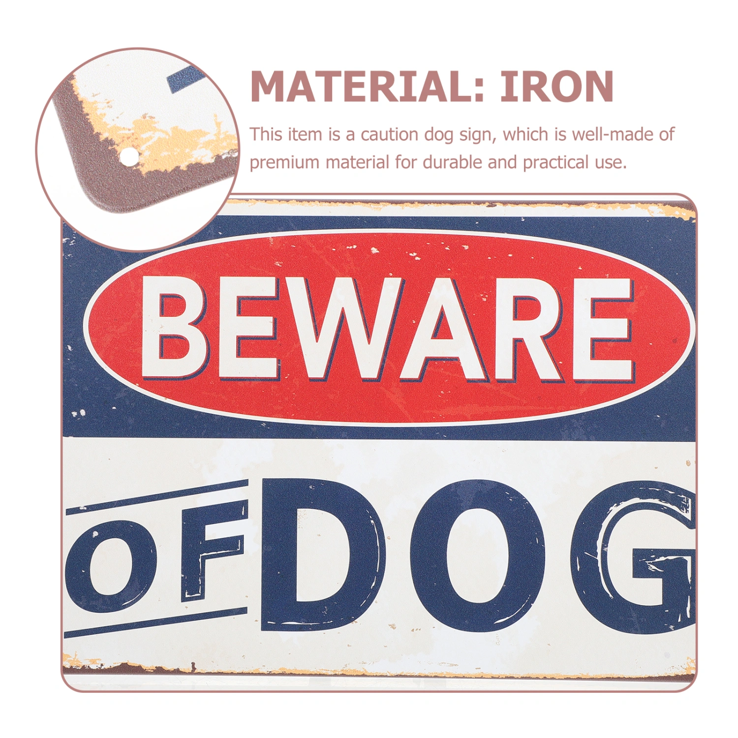 Beware of Dog Sign Responsible Warning Caution Dog Sign for Yard Garden