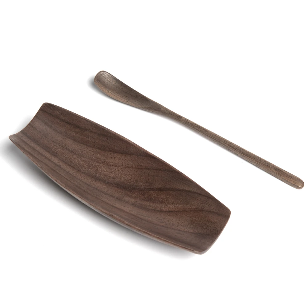 1 Set of Tea Utensil Tools Set Chinese Gongfu Wooden Tea Dispenser Pick Tea Scoop Tea Utensil