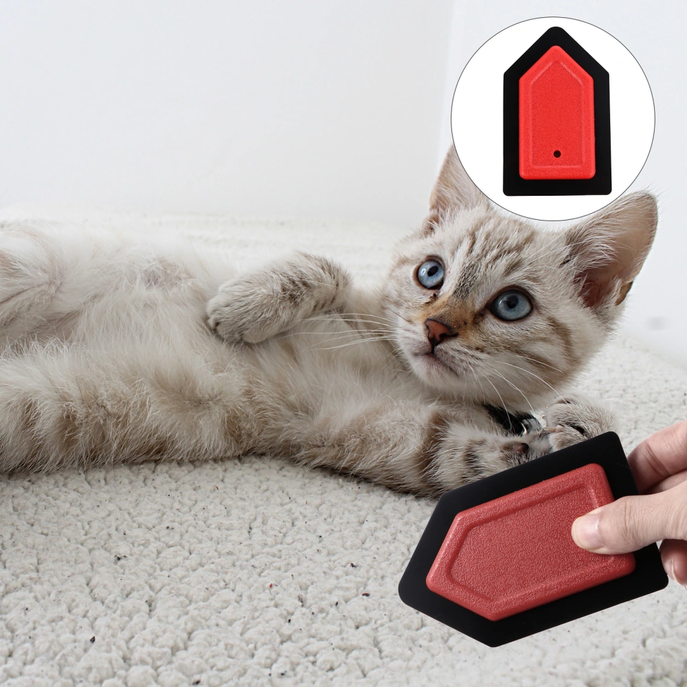 Pet Hair Remover Safety Reusable Pet Fur Catcher Dog and Cat Hair Catcher (Red)