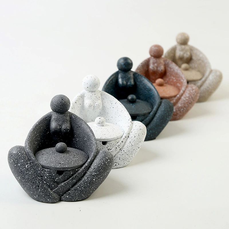 Creative Multifunctional Cement Ashtray With Lid