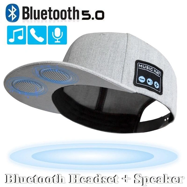 Wireless Bluetooth Headset Baseball Cap with Speaker Outdoor Music Baseball Hat Headset with Mic Handsfree Headphone for Running Sports