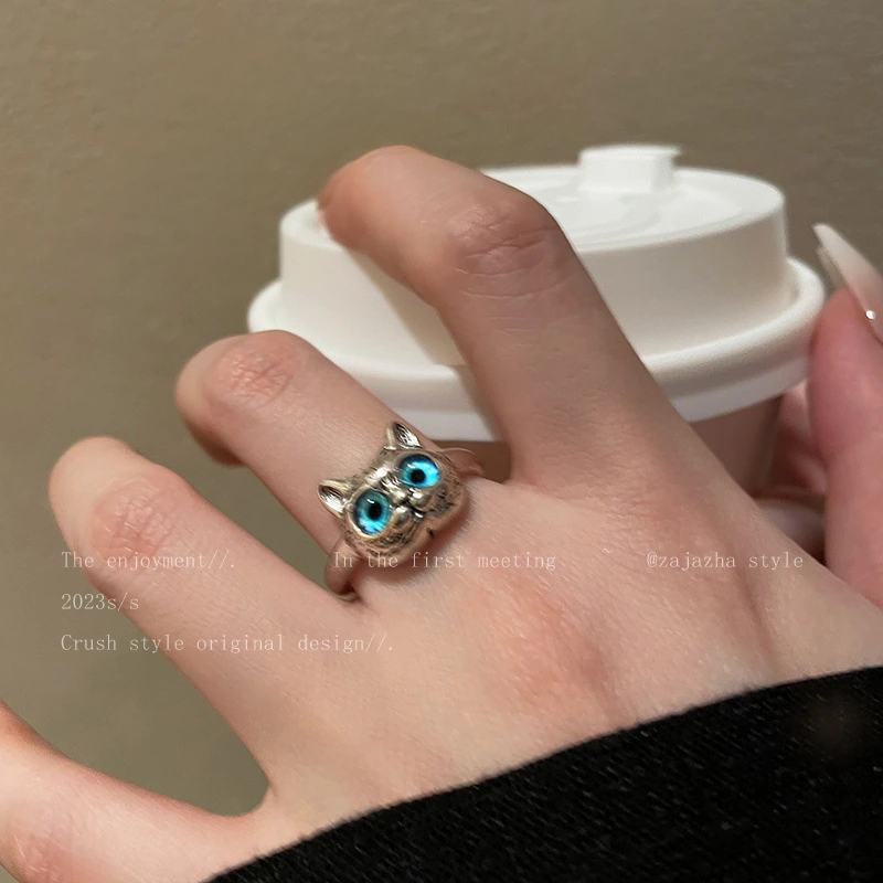 New Fashion Personality Cold Cat Ring