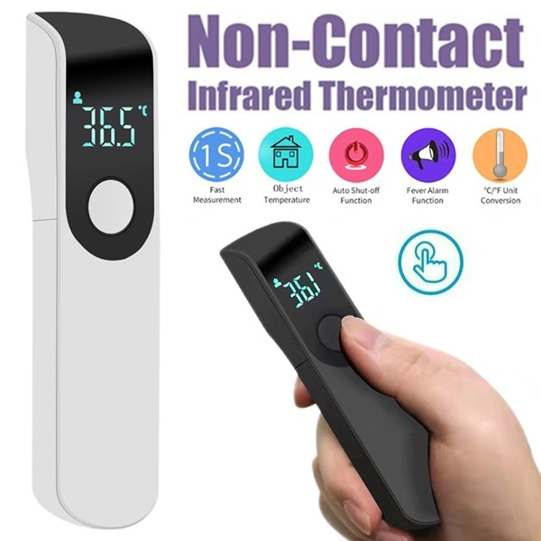 Non-Contact Infrared Forehead Thermometer Electronic Thermometer for Adults and Children with LCD Display Digital Laser Temperature Measuring Tool