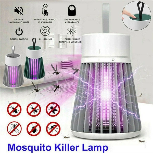 NEW USB Rechargeable/USB Powered Camping LED Mosquito Killer Light Portable Electric Mosquito Killing Lamp Trap Fly Bug Insect Zapper Killer Home Pest Control Repellent Indoor Outdoor