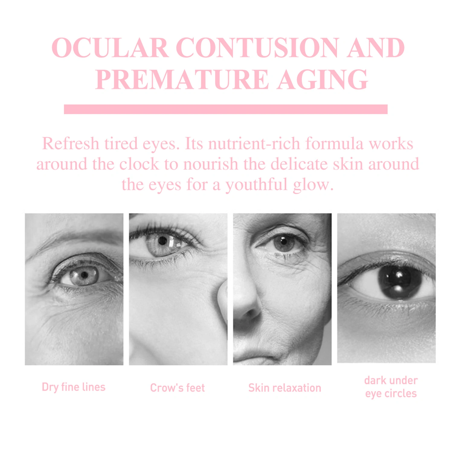 Retinol Eye Stick Anti Aging Under Eye Cream Eye Brightener Stick for Dark Circles and Puffiness, Wrinkles