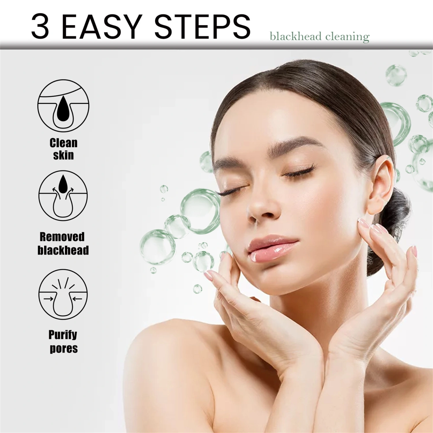 Peel-off Mask, Deep Pore Cleansing Blackhead Remover Mask Facial Skin Care Product