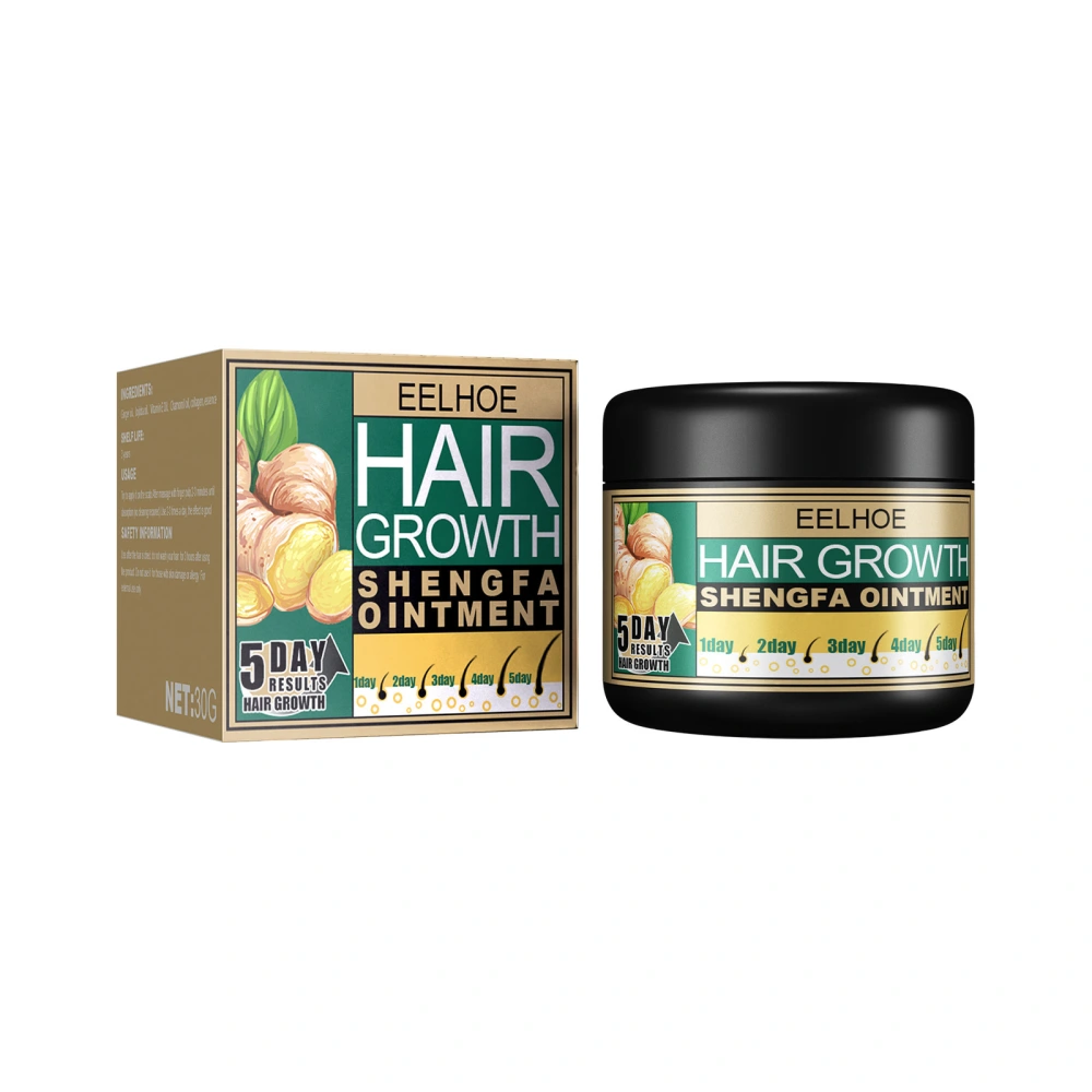 Ginger Hair Growth Ointment Moisturizing Hair Growth Cream Hair Regrowth Treatment for Women & Men