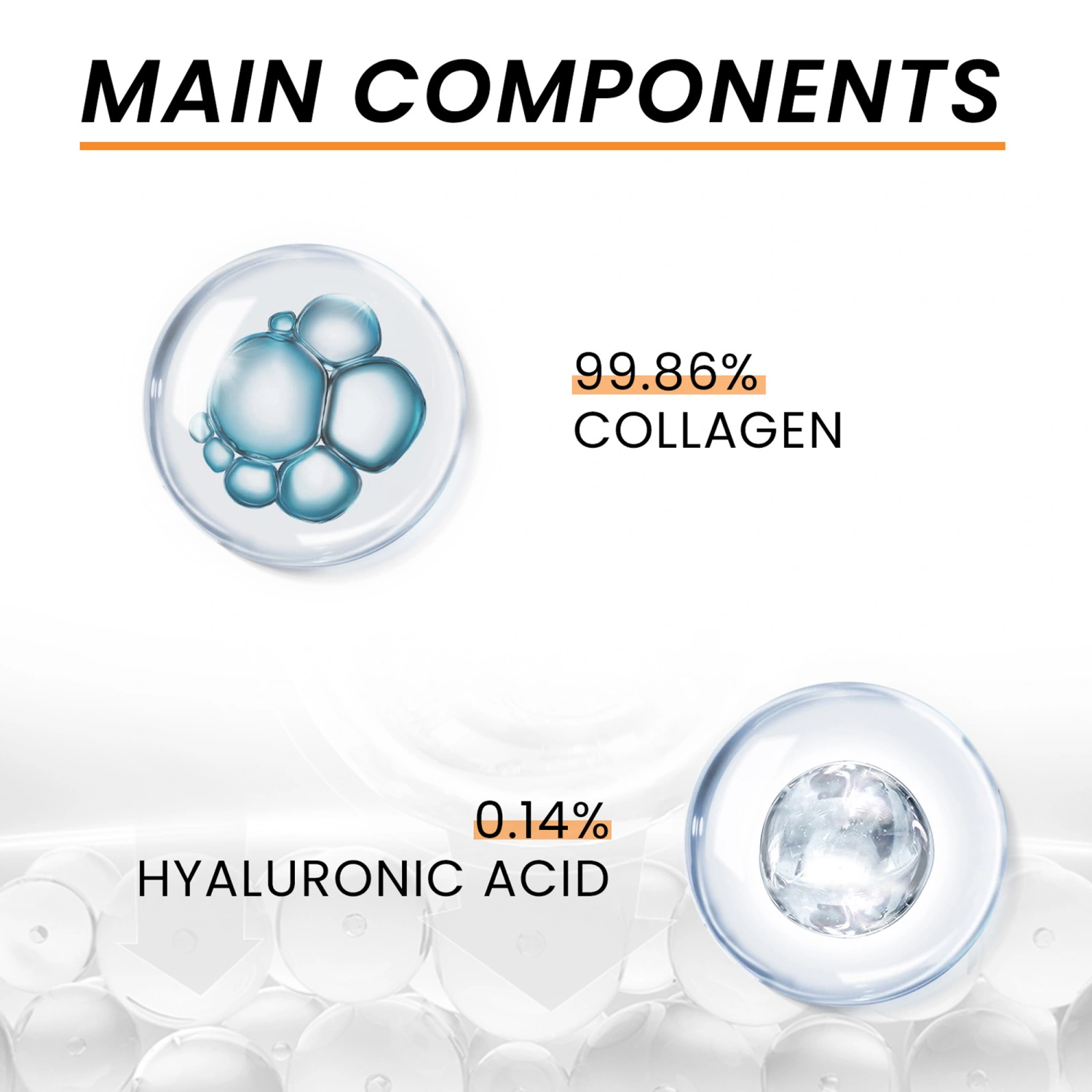 Collagen Under Eye Patches Dark Circles and Puffiness, Reduce Under Eye Bags, Creases, Fine Lines, Eye Zone Patches