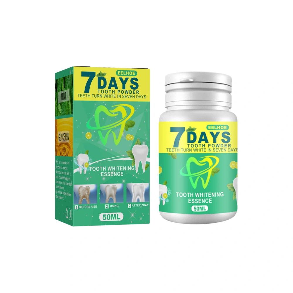 Teeth Whitening Powder, Stain Remove Tooth Powder Mint Fresh Breath Oral Care Product