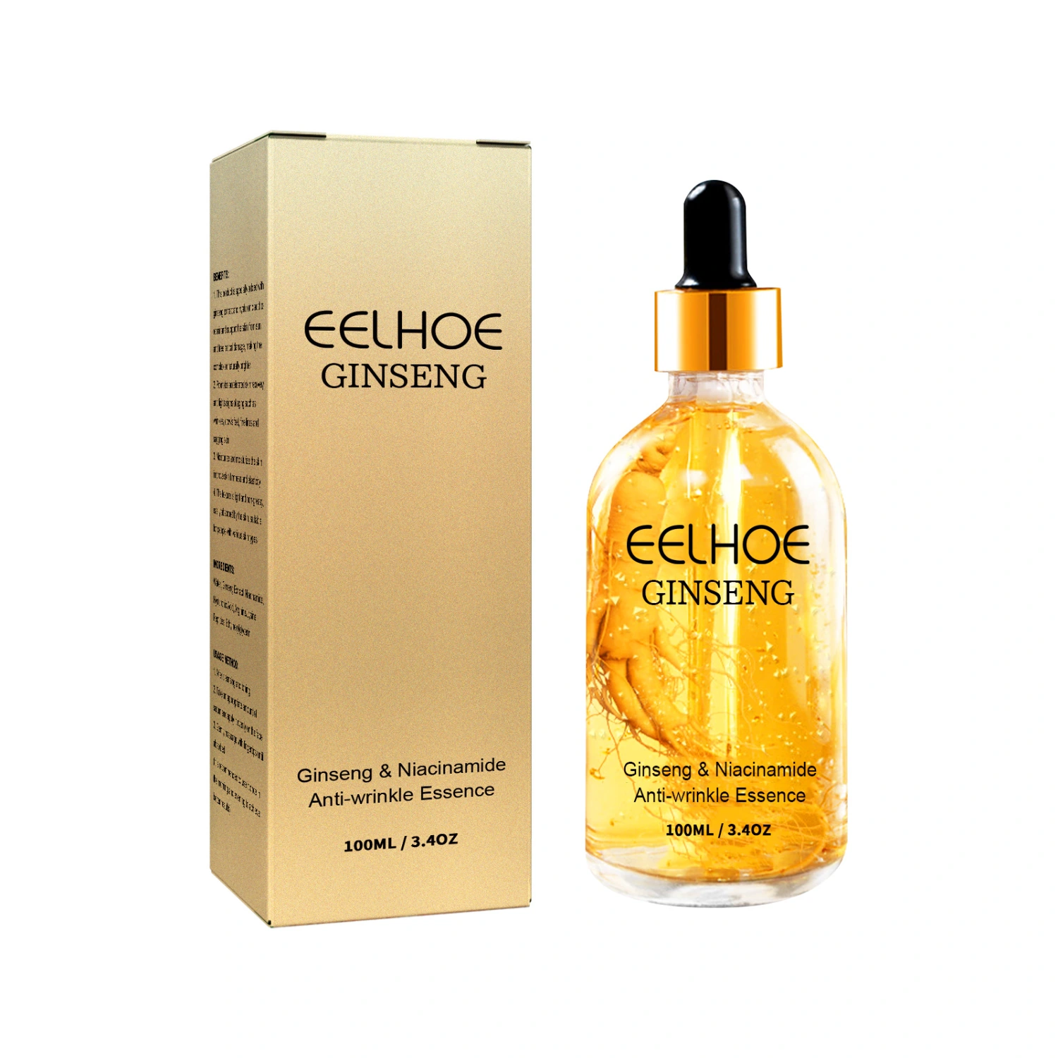 Ginseng Anti-Aging Facial Essential Oil Hydrating Moisturizer Firming Anti Wrinkle Oil for Skin Care