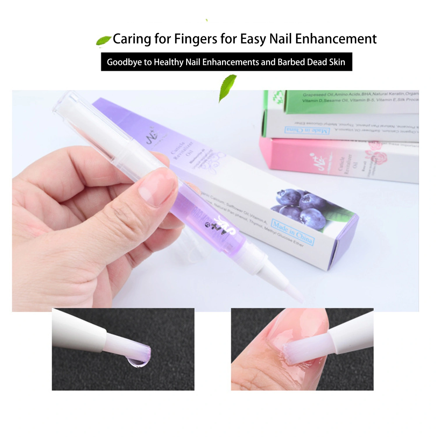 Nail Nutrition Oil Pen Nail Cuticle Oils Anti Dead Skin Backstabbing Nail Art Treatment Cuticle Revitalizer