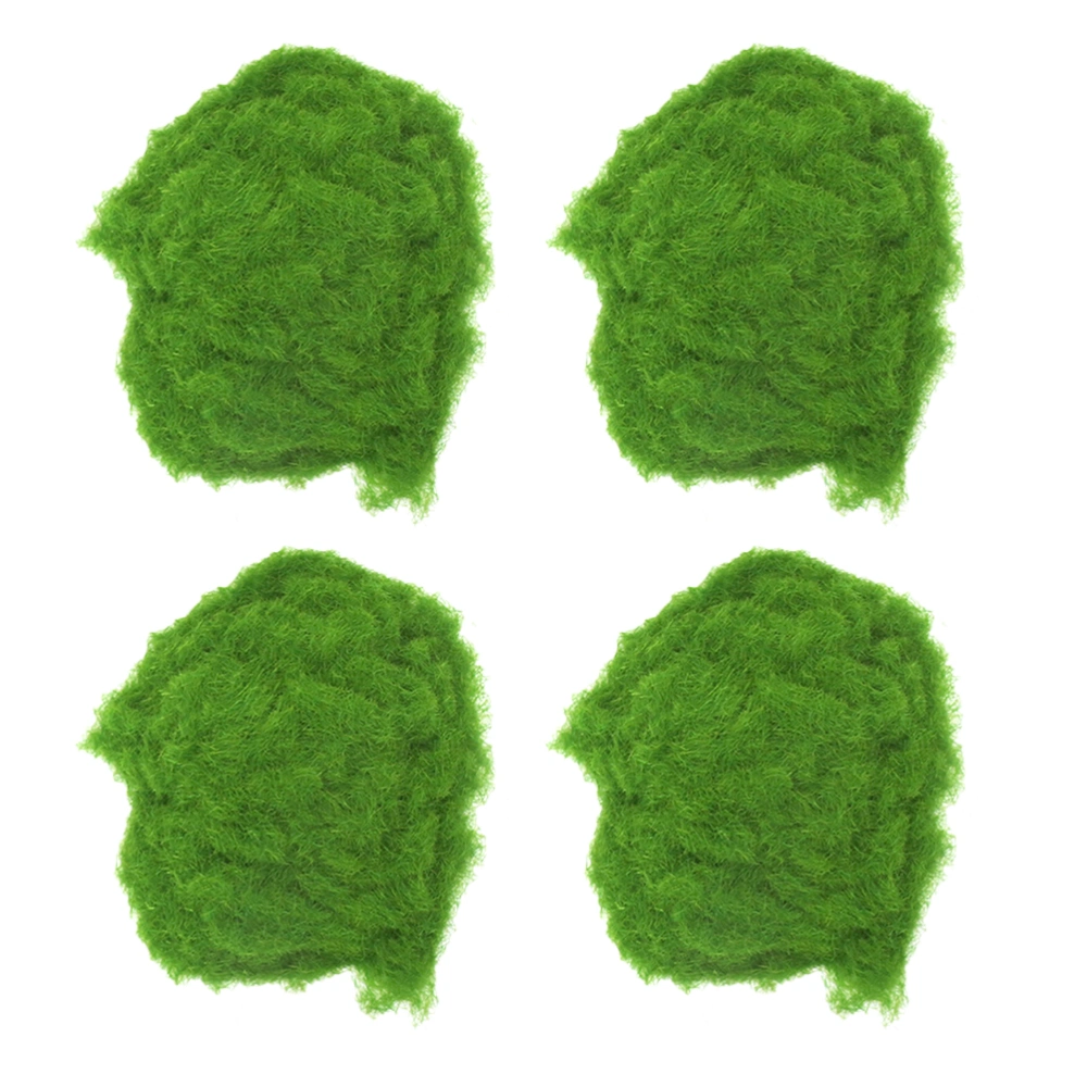 4 Bags of Simulation Moss Decor Realistic Moss Powder Landscape Building Prop