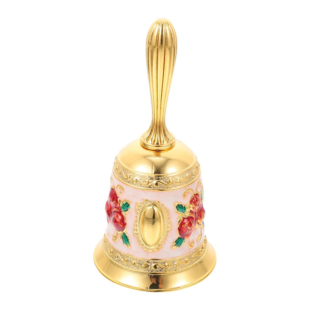 Retro Hand Bell Zinc Alloy Hand Call Bell Restaurant Call Bell Reception Bell