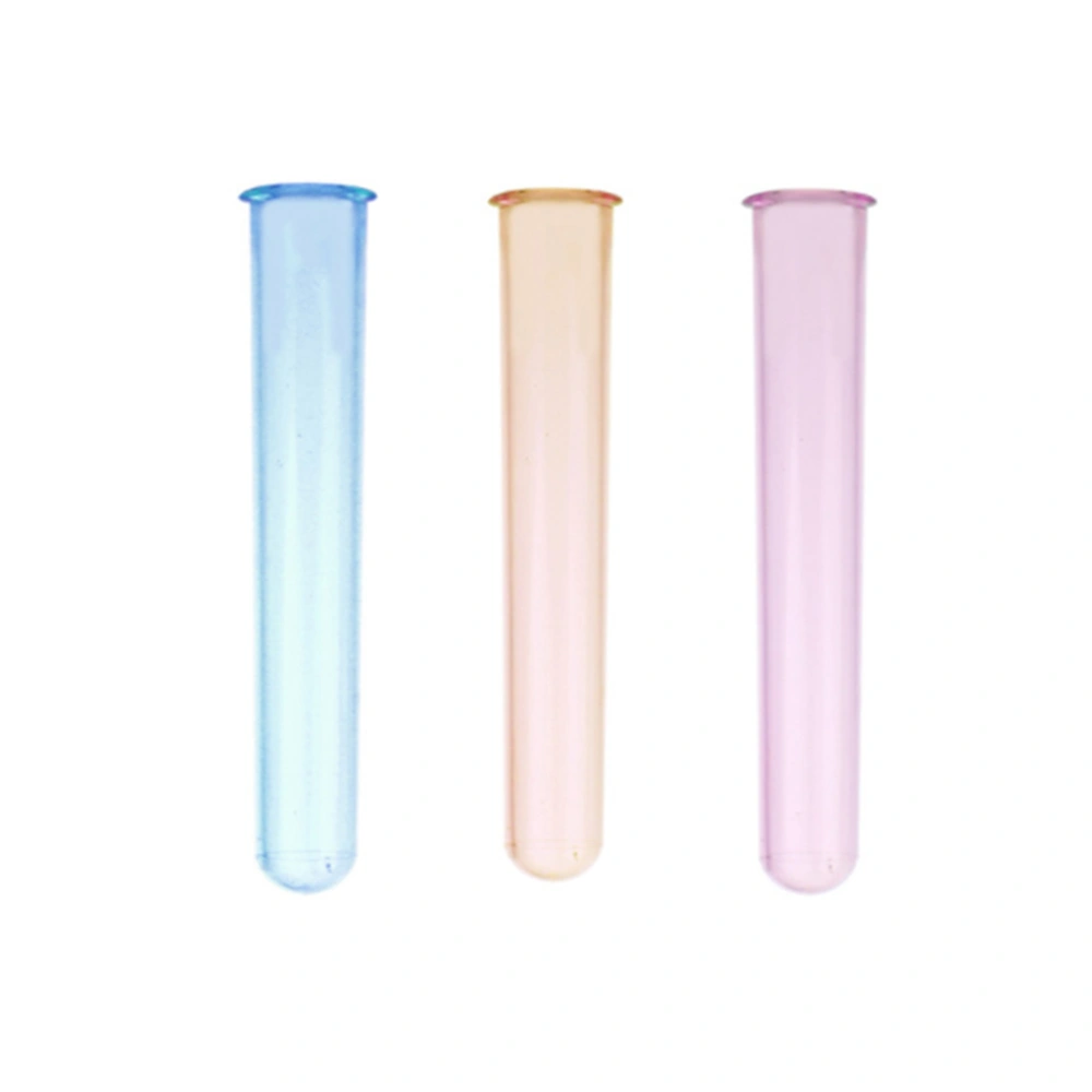 4pcs Acrylic Test Tube Glass Bar KTV Cocktail Tube Cocktail Set Plastic Tube Wine Glass 15cm with 4 Bottle Plugs