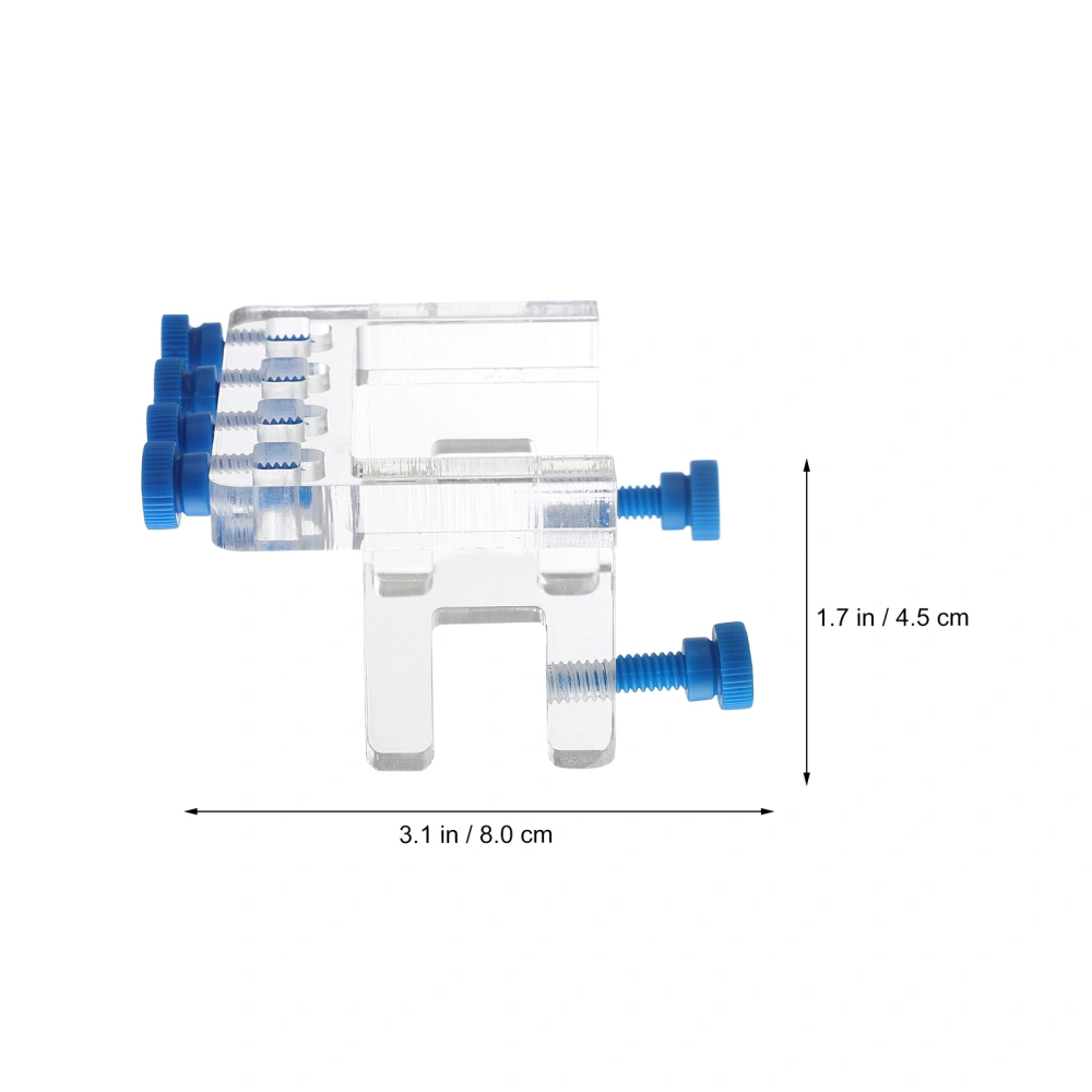 Aquarium Water Pipe Clamp Adjustable Acrylic Dosing Pump Tube Water Pipe Bracket