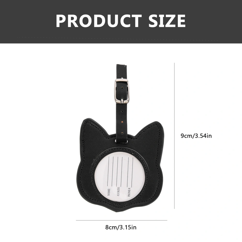 Luggage Tag Adorable Cat Design Travel Bag Label Fashion Baggage Tag Luggage Tag