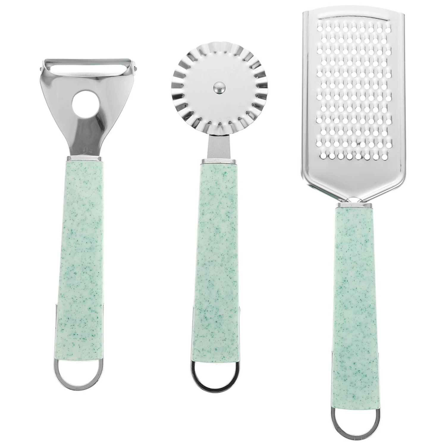 3Pcs Practical Grater Peelers Household Kitchen Gadget Multi-functional for Vegetable