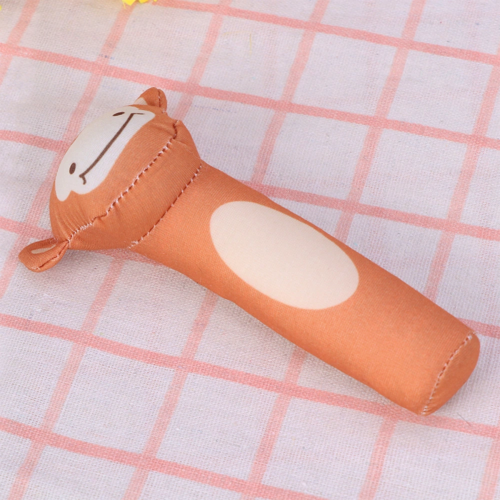 Cartoon Stuffed Animal Toys Baby Hand Rattle Toys Infant Dolls for Newborn Toddlers (Monkey)