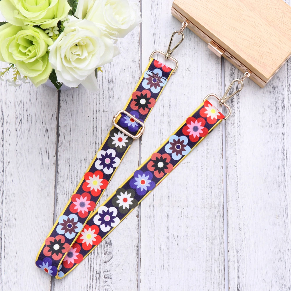 Ethnic Style Printing Bag Strap Adjustable Wide Shoulder Strap DIY Replacement Belt Crossbody Handbag Strap