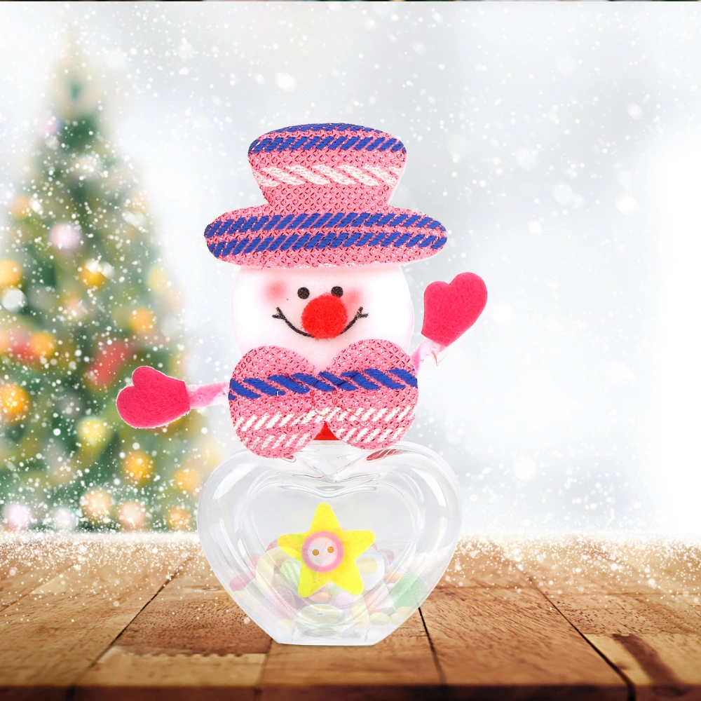 6Pcs Christmas Party Favors Jars Candy Bottles Treat Gift Box Christmas Decoration