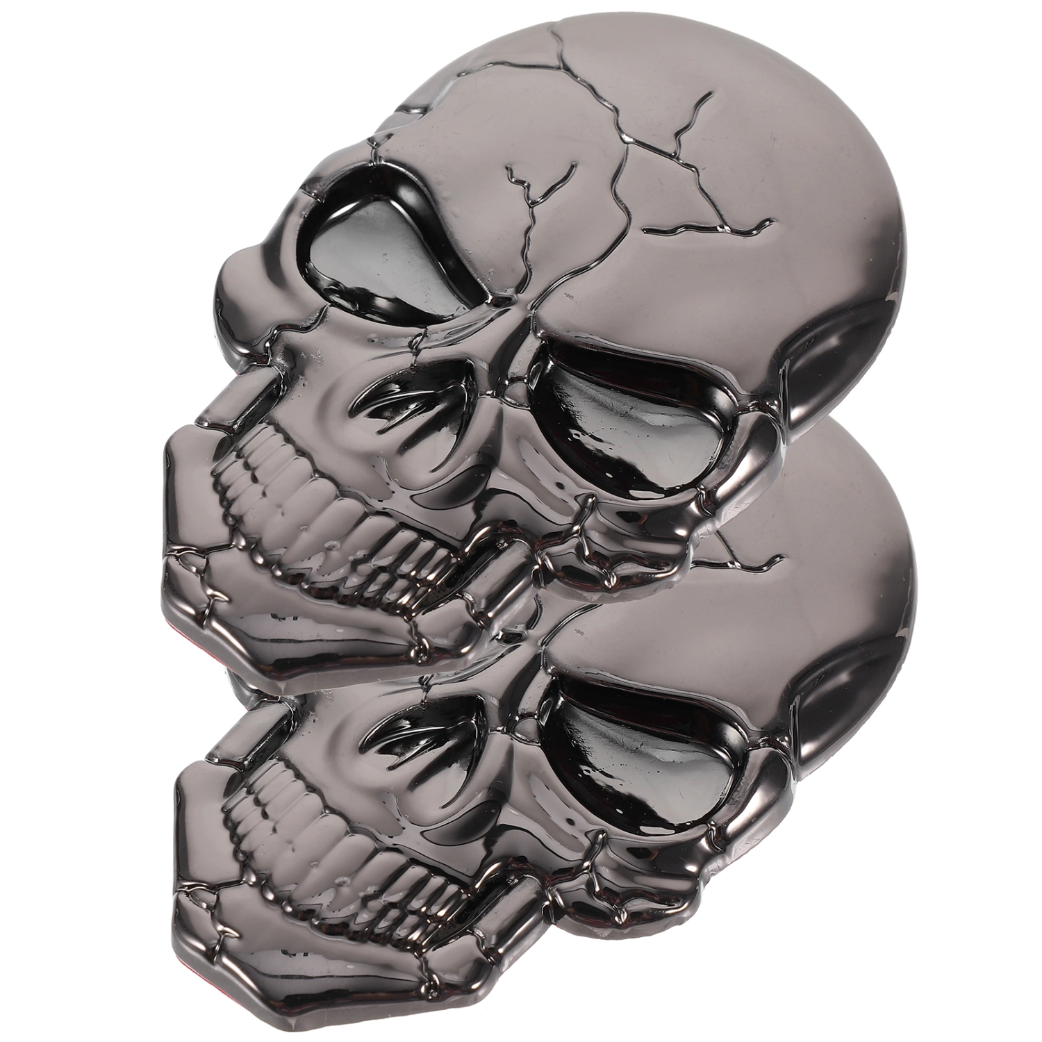 2pcs Car Stickers Vehicle Skull Decorative Skull Stickers Car Decals Motorcycle Stickers