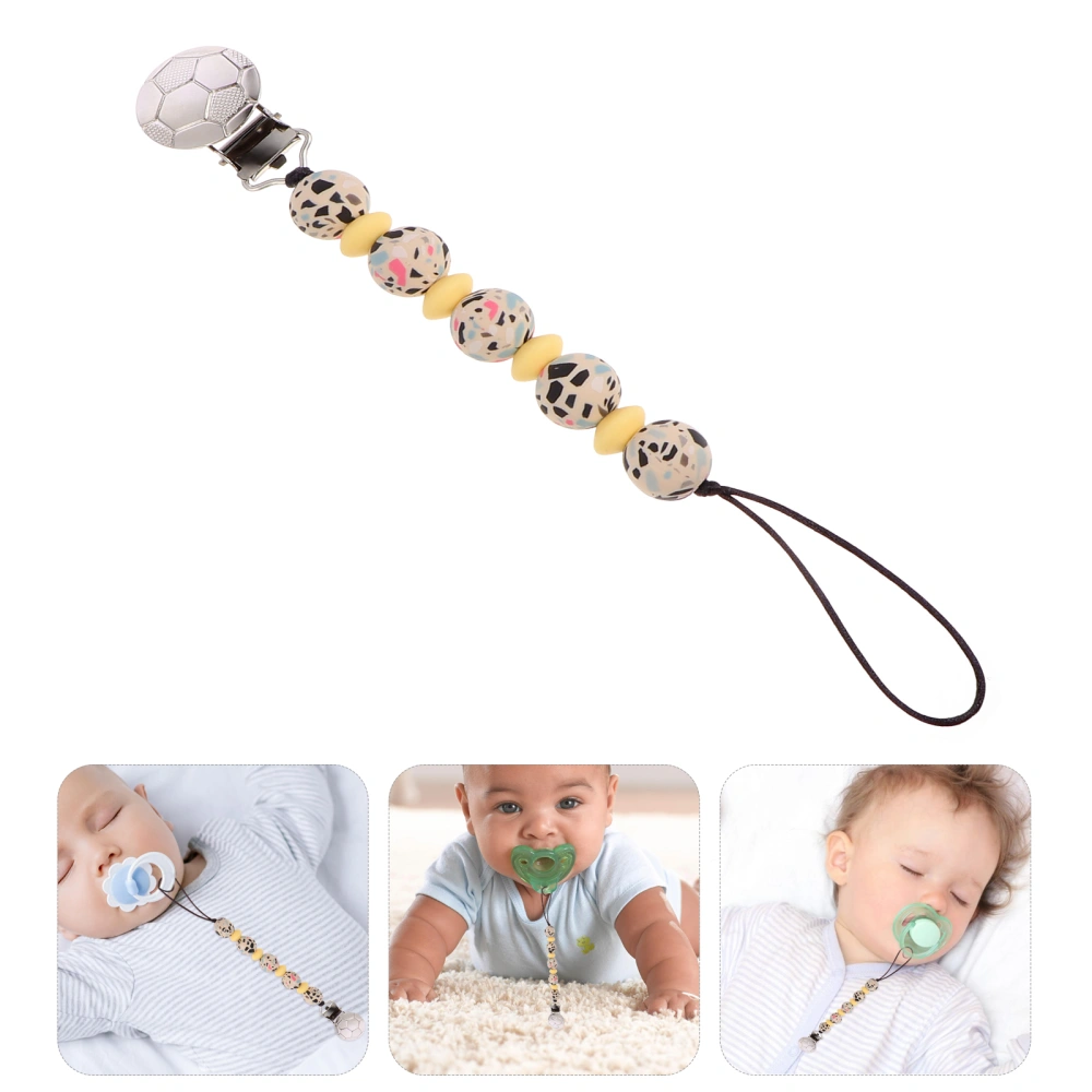 1pc Pacifier Clips Silicone Nipples Holder Teething Holder Infant Teether Toy