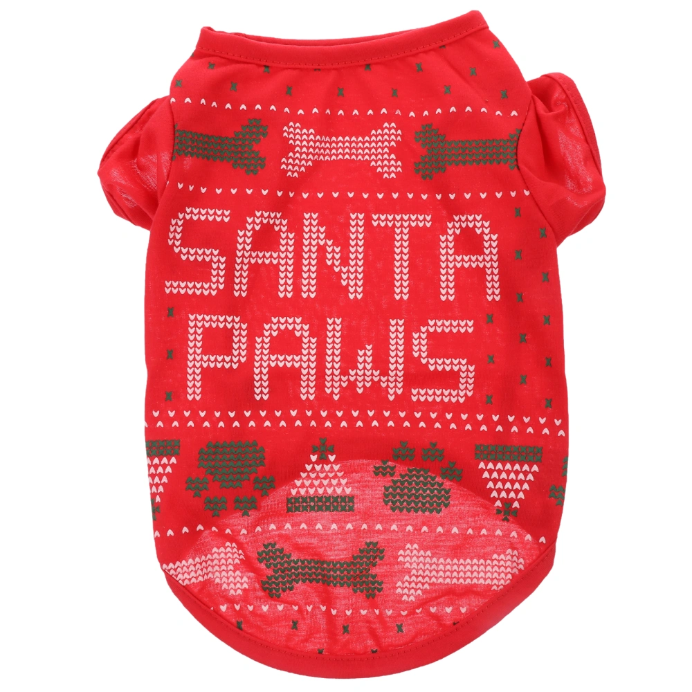 Pet Costume Dog Christmas Clothes Adorable Pet Outfit Festival Pet T-shirt